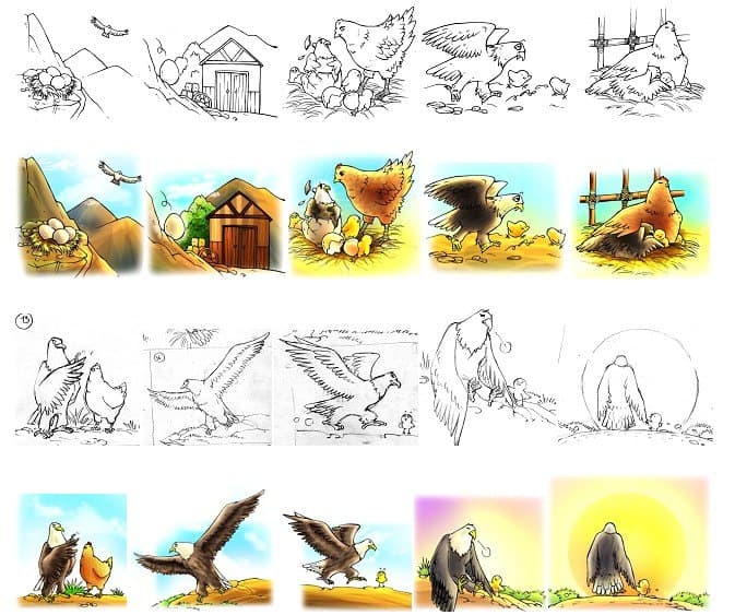 Thế Giới Truyện Tranh – storyboard pace ga dai bang