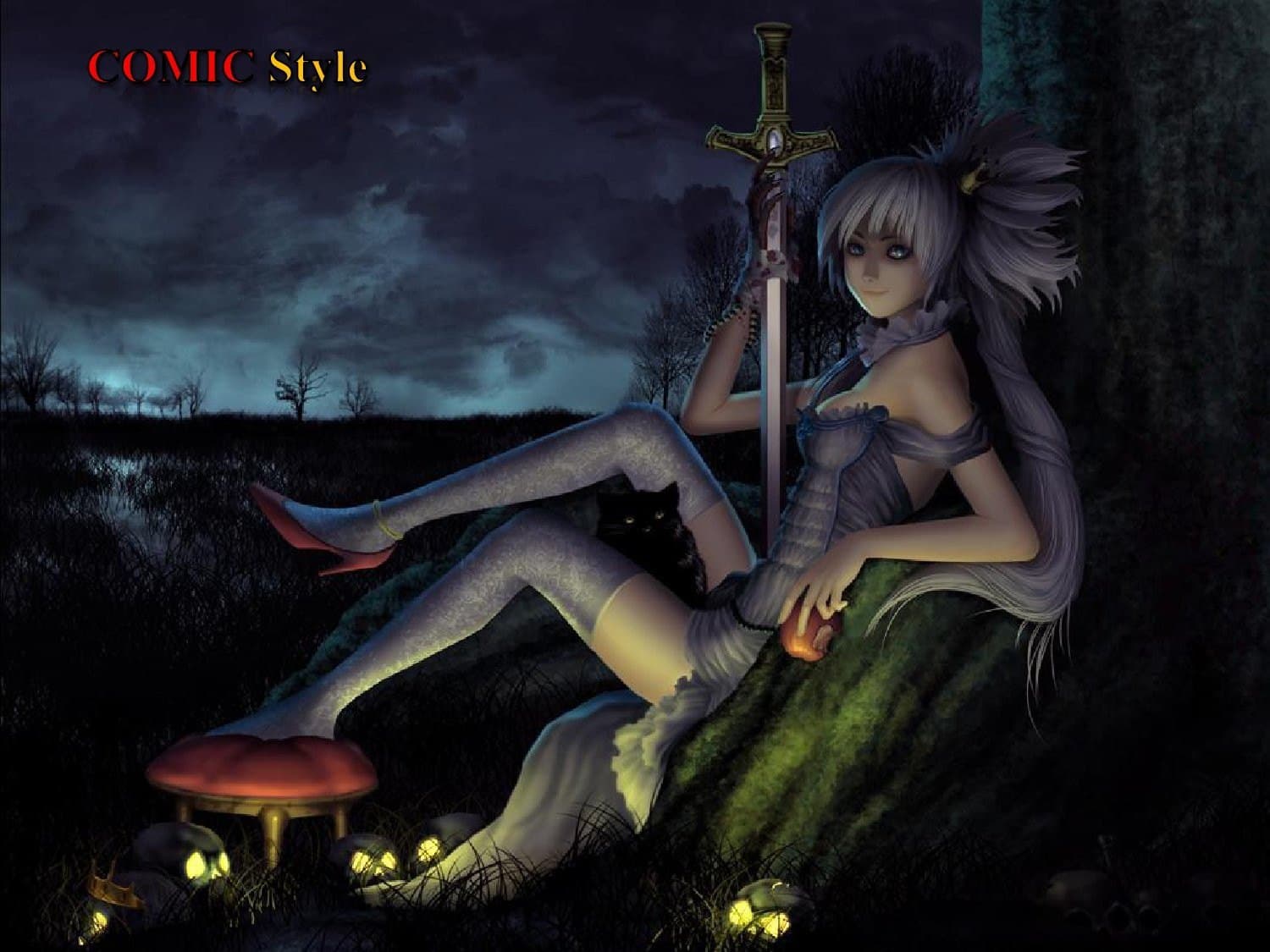 Thế Giới Truyện Tranh – comic art swordgirl